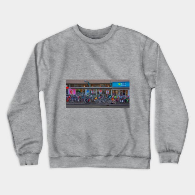 Cycle park at the supermarket Crewneck Sweatshirt by tomg